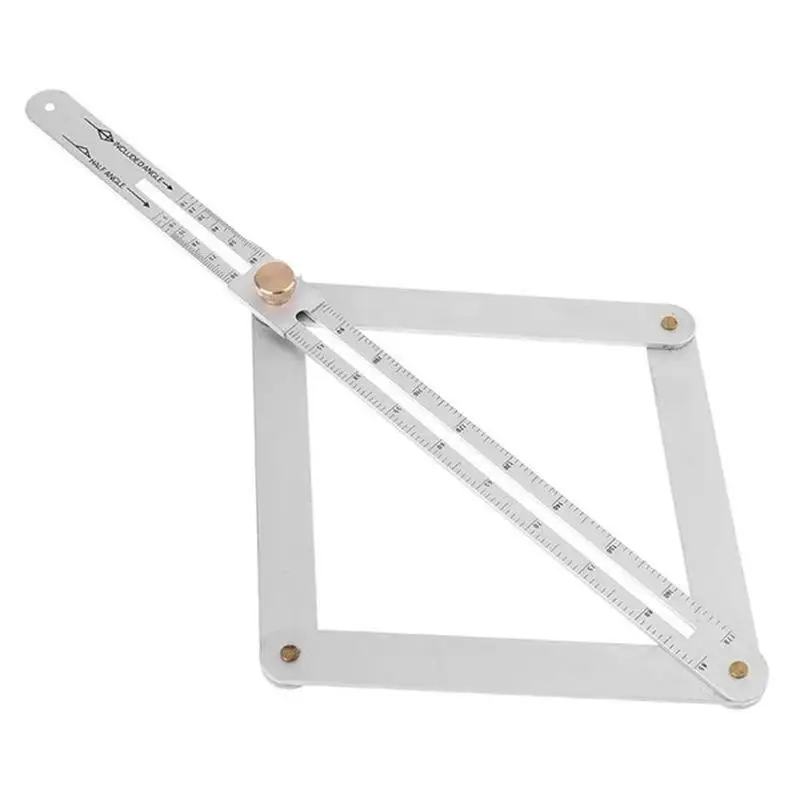 1piece Metal Ceiling Artifact Tool Square Protractor Digital Angle Ruler Finder Instrument Protract