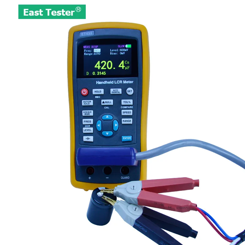 Digital Tester Multifunctional /-0.2% Accuracy Resistance Electrolytic Capacitance Measuring Aohi WXQ-XQ Digital LCR Bridge Handheld LCR Meter with Backlight Display ET431 Digital Tester Multifunctional /-0.2% Accuracy Resistance Electrolytic Capacitance Measuring Aohi WXQ-XQ Digital LCR Bridge Handheld LCR Meter with Backlight Display ET431