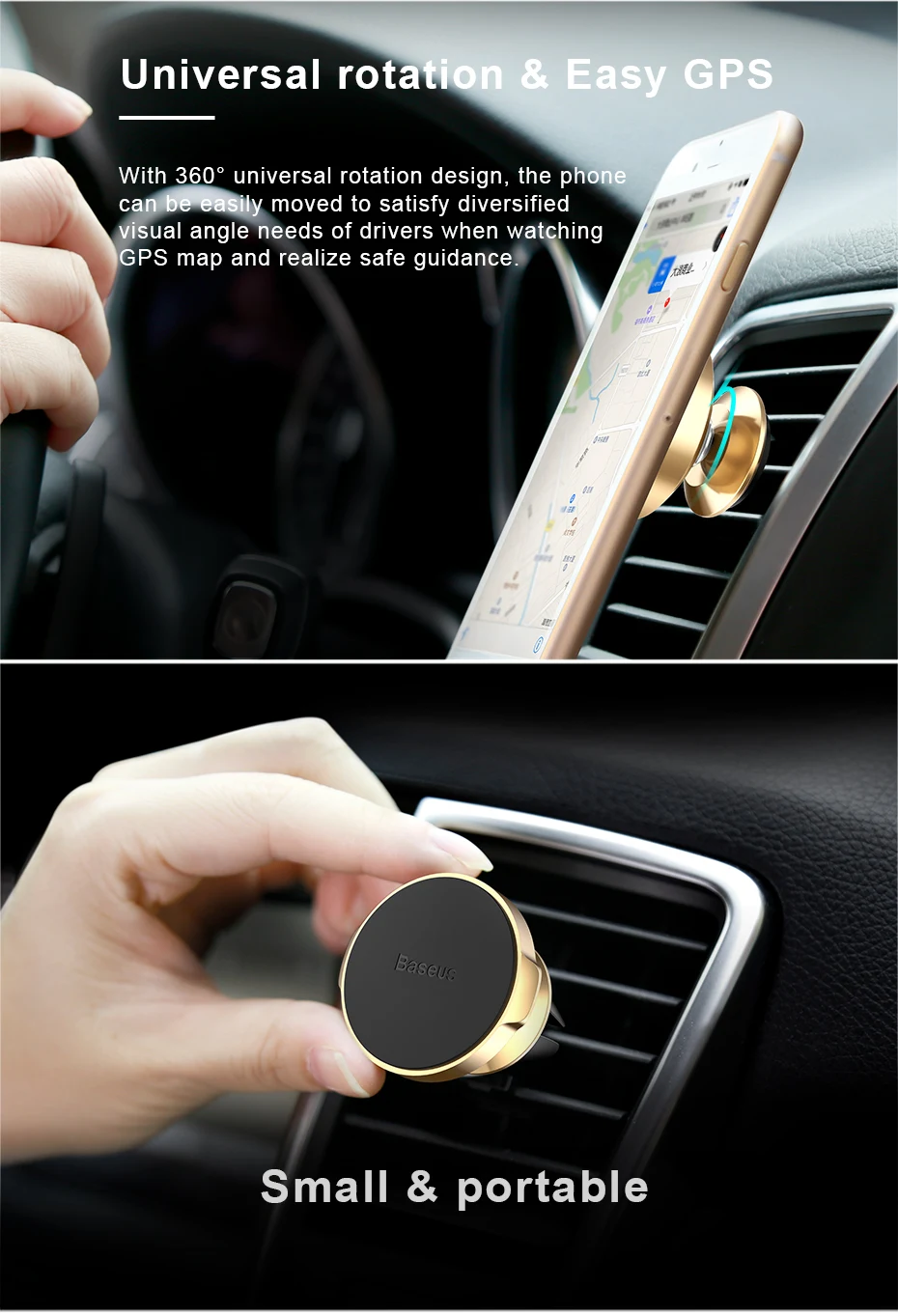 Suporte do Telefone Magnético de Couro Suporte de Montagem do Carro ar do Carro para ip para Samsung Baseus Universal Magnético Ventilação Suporte 23 Cheap Suporte universal p carro