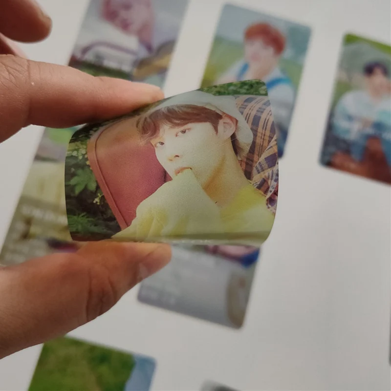 11 шт./компл. KPOP X1 окружающие прозрачный карты фото карты Фотокарта фотографии канцелярские украшения принадлежности вентилятора подарки