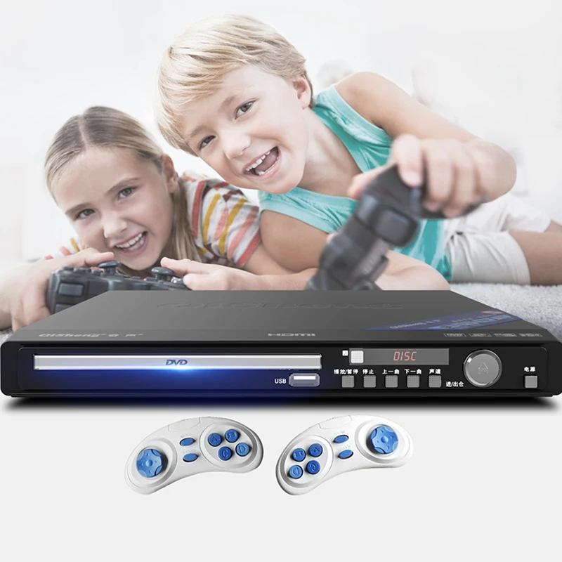 KYYSLB Mini lecteur DVD Portable pour enfant, 220V, 11 19W, DV 618