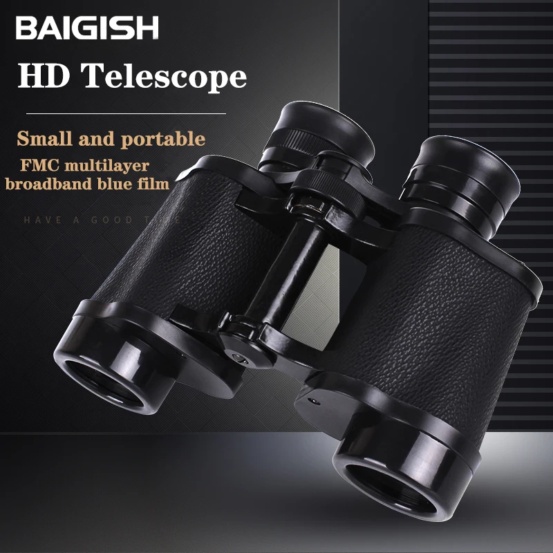 Binoculars 8x30 Professional Military BAK4-Prism Low light night vision For Hunting Travel Camping long range binoculars