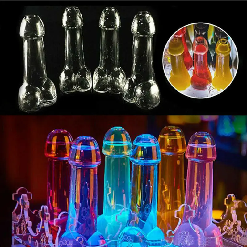 Творческий пенис в форме бокала для вина прозрачный кристалл стеклянная чашка виски ночной бар вечерние пивные Коктейльные кружки для домашнего бара