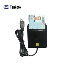 USB контакт смарт-чип карты IC карты чтения с sim-слотом ISO7816 ID карты смарт-ридер писатель