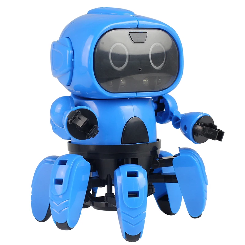 

MoFun-963 DIY Assembled Electric Robot Infrared Obstacle Avoidance Educational Toy Infrared Obstacle Avoidance Follow Mode Gift
