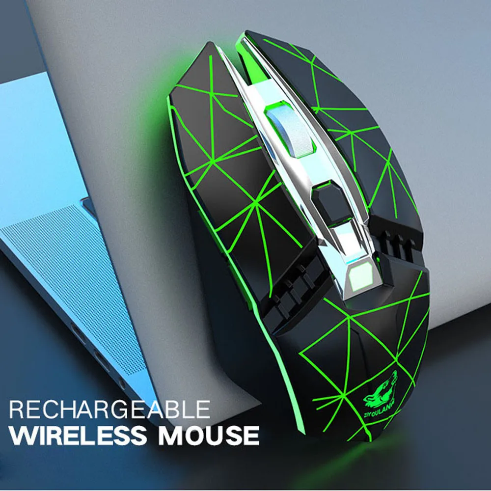 X5 Bluetooth3.0+ 5,0+ 2,4G Беспроводной три режима Mute светодиодный подсветкой Перезаряжаемые Мышь Игровые мыши 6-кнопочная эргономичный Мышь