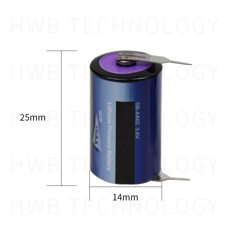 5 шт. высокое качество Корея Tekcell SB AA02 3 6 В LS14250 ER14250 литиевая батарея аа С припоем