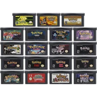 32 бит видеоигры картридж Консоли Карты для nintendo GBA Pokeon Lightng желтый My Ass Outlaw жемчуг золото Ультрафиолетовый английский