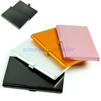 

Practical Pocket Business Name Credit ID Card Case Metal Box Holder Aluminum WXTB