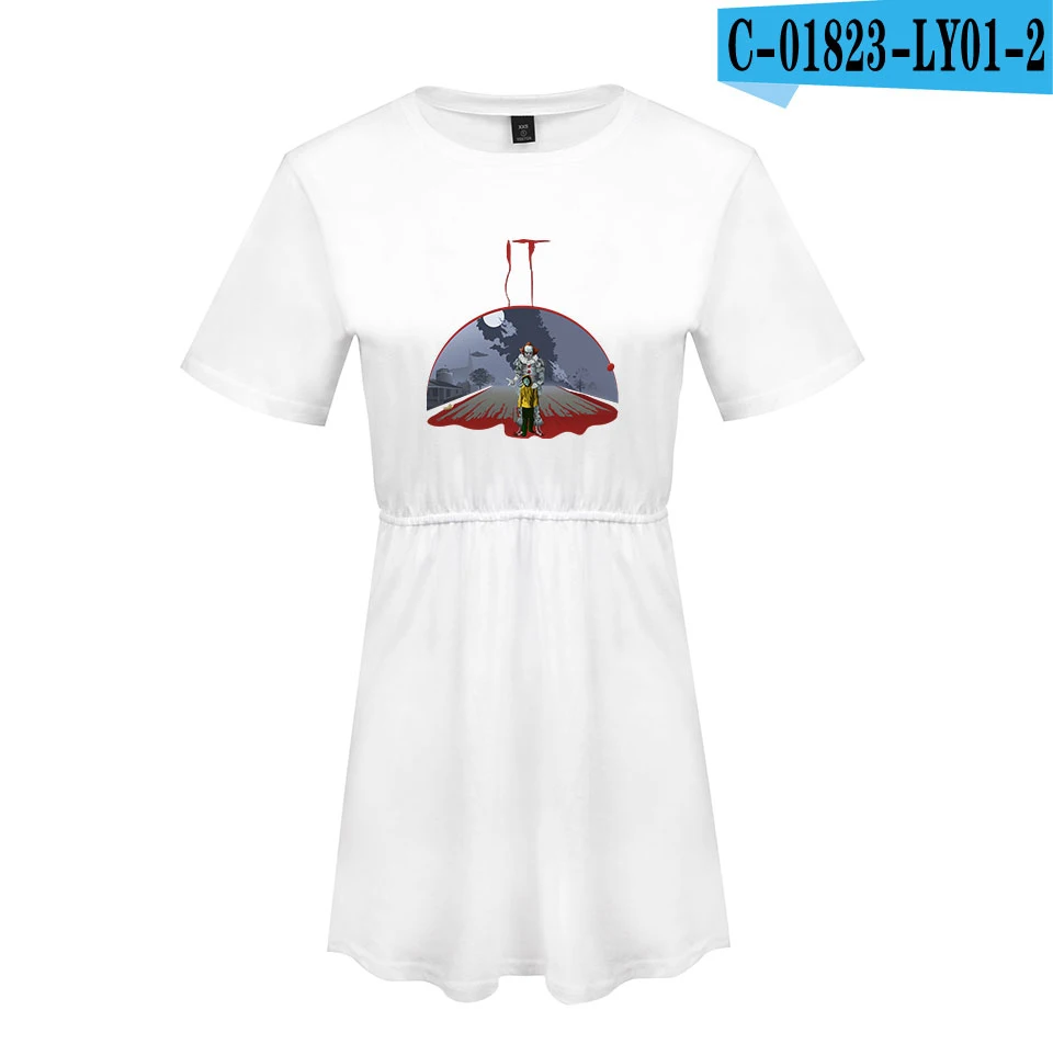 It: Chapter/платье из двух частей; коллекция года; женская мода; летнее платье с короткими рукавами; Лидер продаж; соблазнительное пляжное платье с принтом - Цвет: white