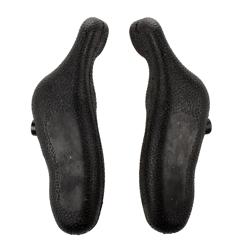 

ABUO-Pair of Handlebar Grips Plastic Horn for Bike Bicycle Cycling MTB Black