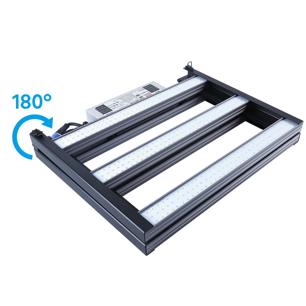 Полный спектр 6 бар Samsung Lm301b led Meanwell driver 300 Вт Квантовая плата Складная