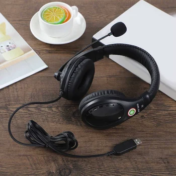 

Salar A566H Learning Headset Earphone Headband Headphones with Mic for PC Gamer Computers