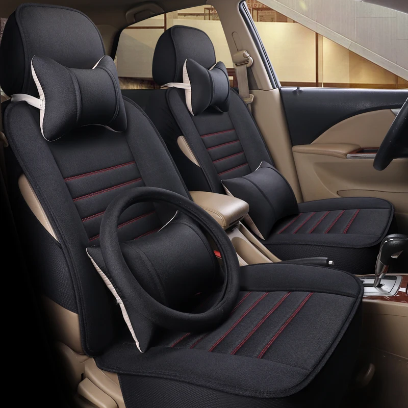 WLMWL Universal Leather Car seat cover for Peugeot 206 307 407 207 2008 3008 508 208 308 406 301 heater Lada Grant | Автомобили и