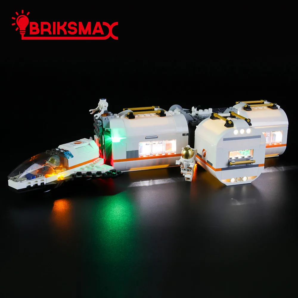 BriksMax светодиодный светильник набор для 60227 городской серии Лунная космическая