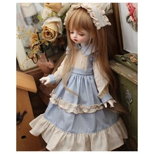

Kawaii 1/3 1/4 1/6 BJD Blythe Clothes Fashion BJD Dress Outfit for Dolls Accessories Handmade Doll Clothes Black Dresses