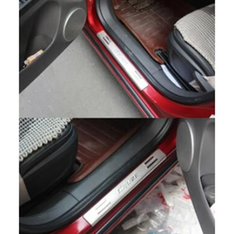 Для chevrolet Cruze 2009- нержавеющая сталь порога Накладка порога