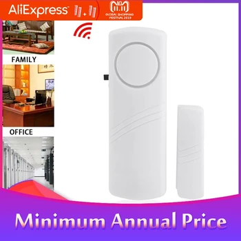 

Door Window Wireless Burglar Alarm with Magnetic Sensor Home Safety Wireless Longer System Security Device