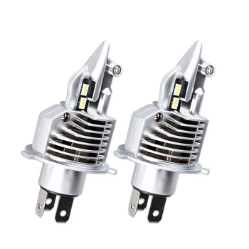 

HAOSJ Fighter H4 Led Bulbs Car/motorcycle Headlight 72W 12V 6500K 12000LM Super Led H4 Car headlight Bulbs lampada Led H4
