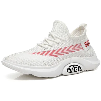 

Summer flying weaving sneakers men's shoes breathable casual shoes 2020 new trend mesh coconut shoes men's running shoes