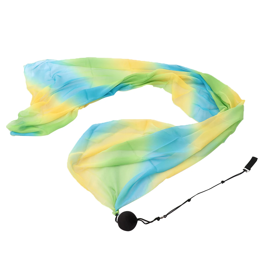 Poi Thrown Balls Womens Belly Dance Silk Veil Poi Stage Costumes Accessories