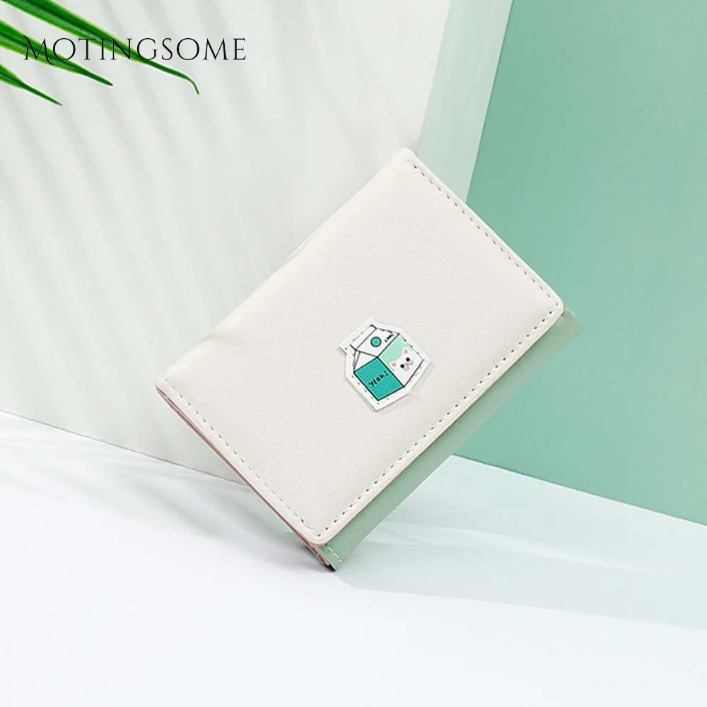 Lovely Style Womens Wallets and Purses Minimalist Slim Short Wallet Cartoon Pattern Card Holder Cute Teenager 2020 New | Багаж и сумки