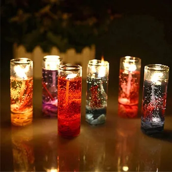 

Valentine's Day Wedding Birthday Shell Candles Romantic Candles Aromatherapy Sea Jelly Candle Glass Cup Wax Candles