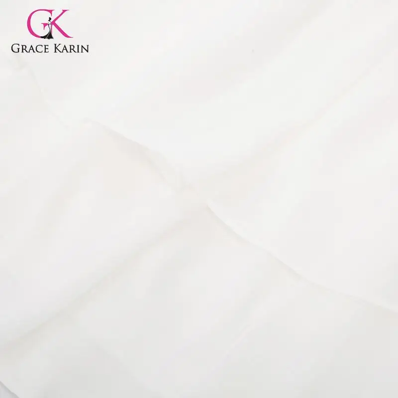 Grace Karin модная женская летняя повседневная юбка с эластичным поясом, двухслойная шифоновая юбка-шорты, Однотонная юбка