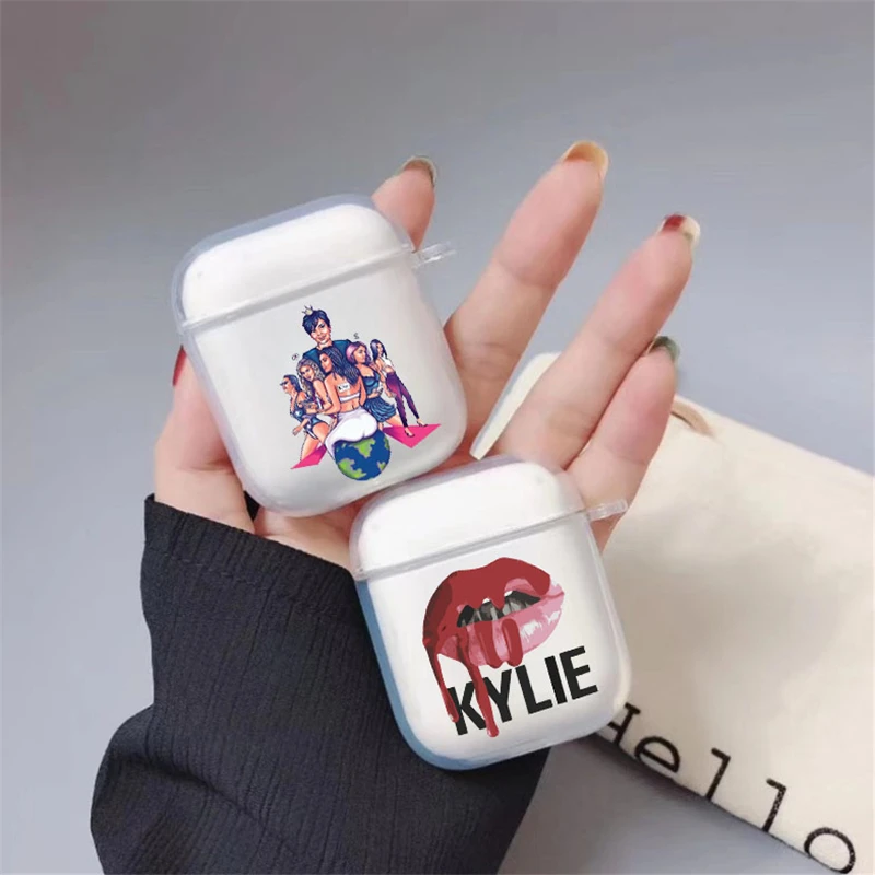 Kylie jenner Kimoji Kim Kardashian kanye west Earphone Case For Airpods Protective Cover Clear Soft Case For Airpods Bags Fundas|Earphone Accessories| - AliExpress