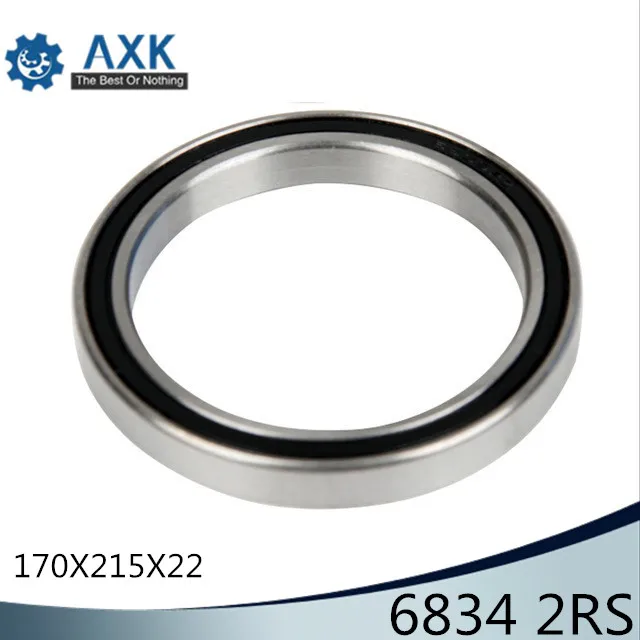 6834 2RS 170x215x22mm Metric Thin Section Bearings 61834 RS