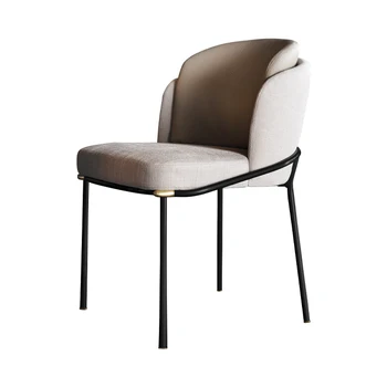 

Italian restaurant dining chair light luxury home dressing table Nordic simple negotiation living room high-end chair