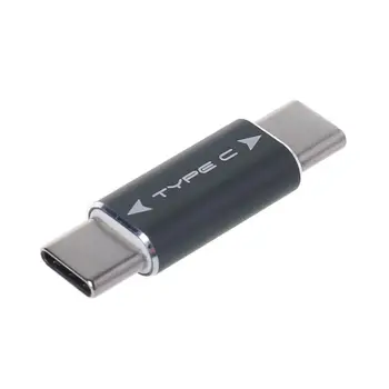 

Metal Type C Male to Male USB Adapter Gen2 10Gbps USB-C Connector Head Converter 667C