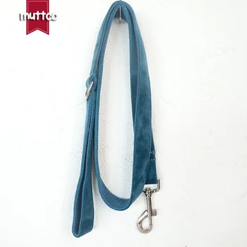 

MUTTCO unique design fashionable bow tie handmade dog leash THE TURQUOISE dog leash 5 sizes UDL097