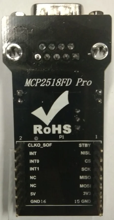 Mcp2518fd Pro оценочная плата: плата разработки Canfd микрочипа | Инструменты