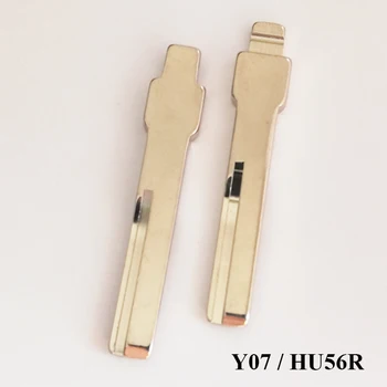 

Good quality Y70 HU56R car key blank universal center groove remote key blade