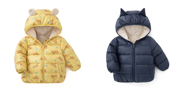 Детская куртка-пуховик для маленьких девочек, легкое короткое стильное осенне-зимнее пальто, сохраняющее тепло, новинка года, зимняя одежда для девочек