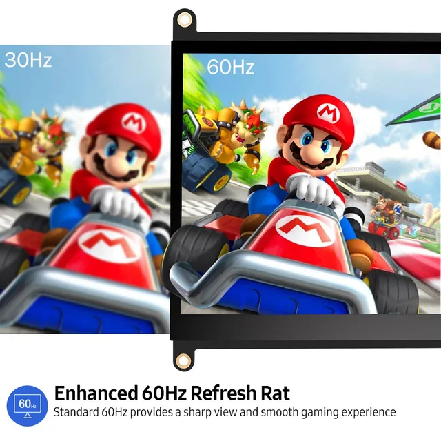 EVICIV-Monitor portátil de 7 ", HDMI, Raspberry Pi, pantalla IPS externa para ordenador portátil, segunda pantalla, PS4, Xbox, de escritorio, Spider Man EVICIV-Monitor portátil de 7 ", HDMI, Raspberry Pi, pantalla IPS externa para ordenador portátil, segunda pantalla, PS4, Xbox, de escritorio, Spider Man