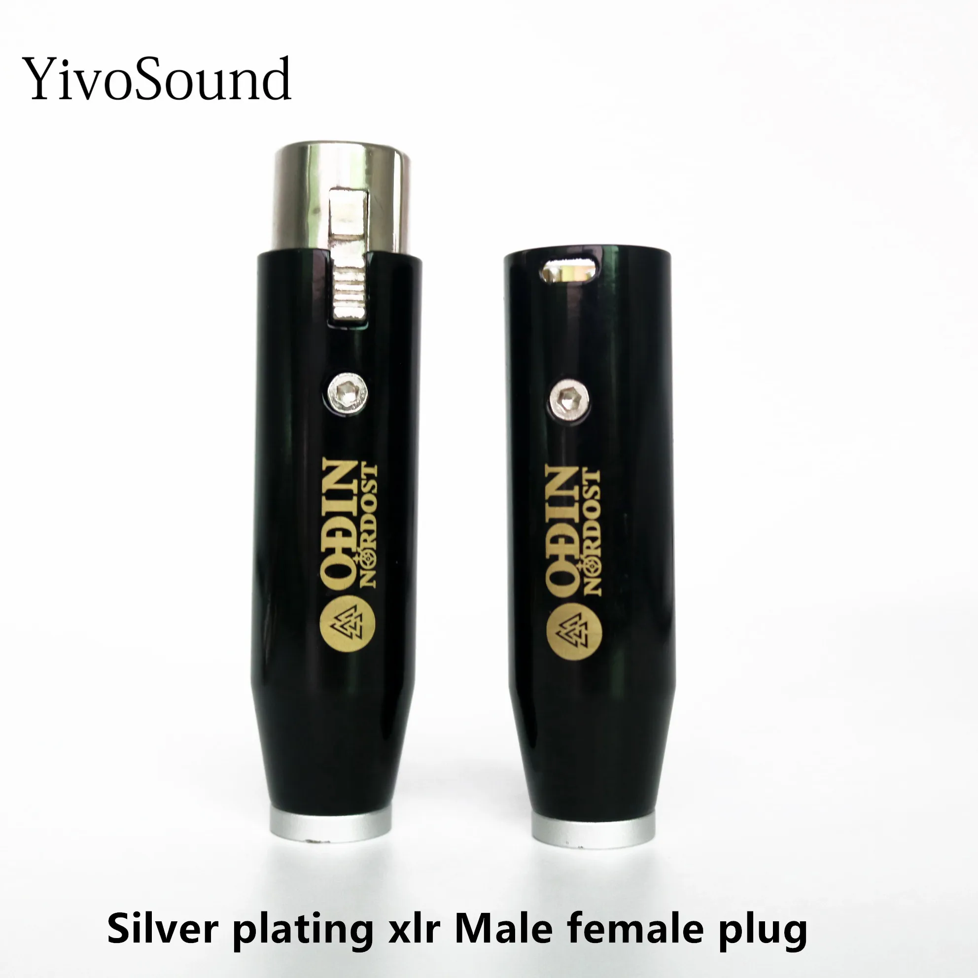 yivosound Hifi XLR Plug High-end Gold-plated Cable Connector 3 Pins for diy cables | Электроника