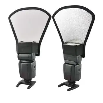 

DishyKooker Camera Flash Diffuser Softbox Silver White Reflector for SLR Camera