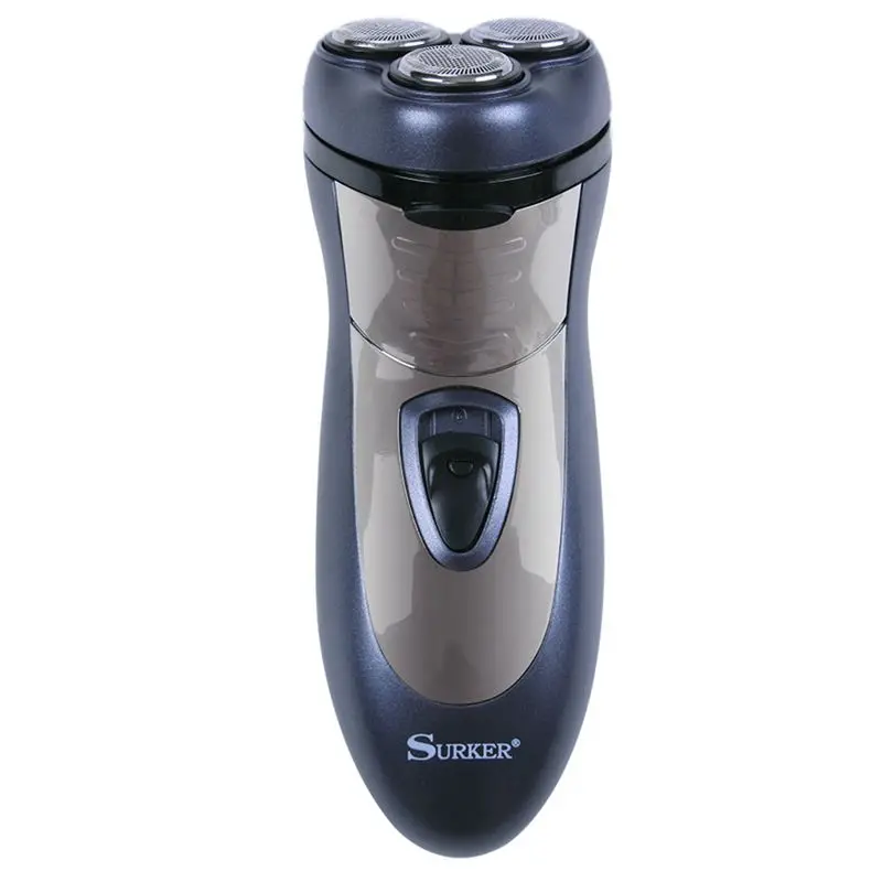 

Surker Sk-316 Men'S Rechargeable Three Heads Floating Head Electric Razor Beard Trimmer Waterproof Rotary Beard Trimmer Eu Plug