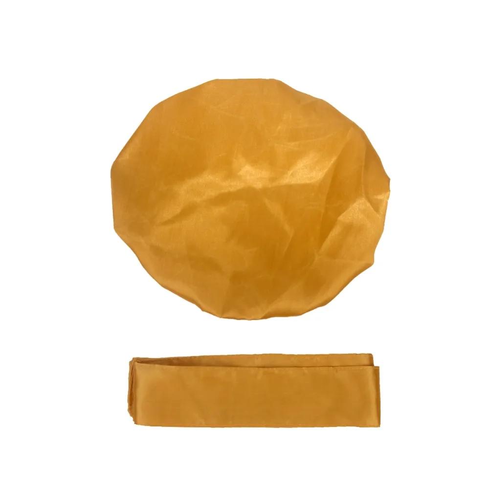 Blank Satin bonnets 2 Layer Polyester 