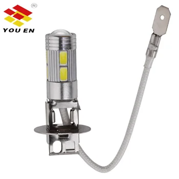 

YOUEN Car H1 led H3 led canbus 5630 super drl White 10LED Tail Headlamp Fog Light Daytime Running Light auto Motorcycle Lamp 12V
