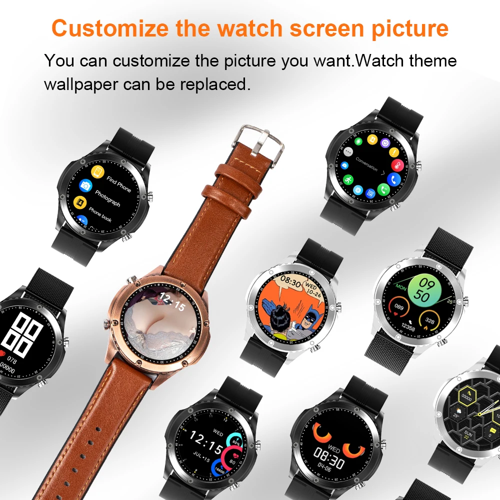 Camason Smart Watch Dial Call Smartwatch Men Sport Fitness Bracelet Clock Watches For Android Apple Xiaomi