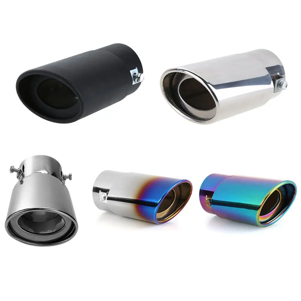 WINOMO Universal Stainless Steel Auto Exhaust Tail Tip Pipe Cover Muffler for Car 