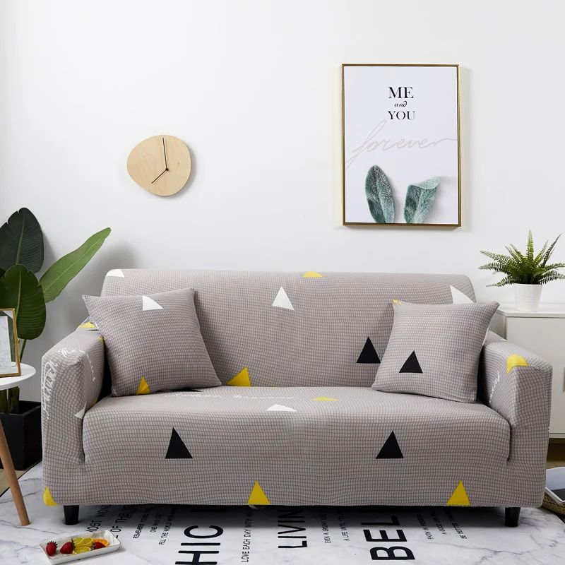 

Nordic Style Sofa Cover Tight Wrap All-inclusive Sofa Slipcovers Couch Cover Geometric Furniture Protector For Living Room Decor