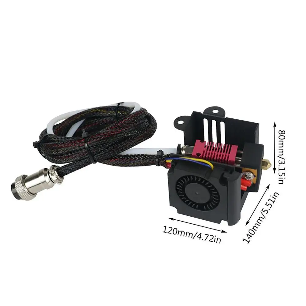Cr-10 3d принтер части Mk8 экструдер набор Mk8 сопло 0,4 мм Hotend наборы Extral сопло 0,2 мм 0,3 мм 0,5 мм для Creality Cr-10
