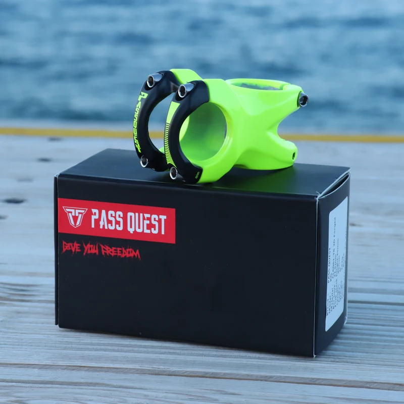Pass Quest 31,8 мм 28,6 мм велосипедный стержень 0 градусов 45 мм сплав для горного велосипеда для ENDURO/DJ/AM/FR/DH MTB Запчасти для велосипеда