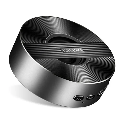Black Беспроводной Bluetooth динамик металлический Мини Портативный Subwoof звук с микрофоном TF карта FM радио AUX MP3 Воспроизведение музыки громкий динамик - Цвет: Black