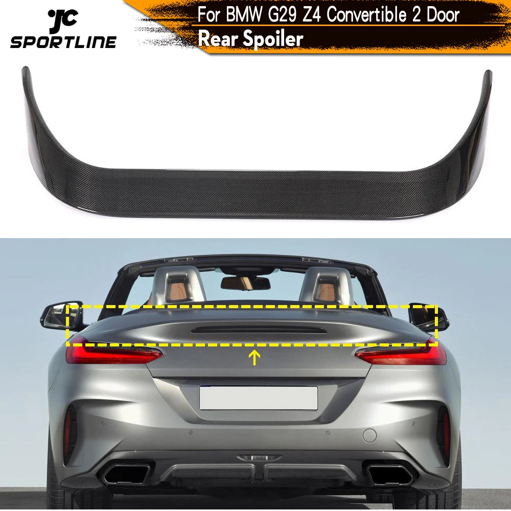 Rear Trunk Spoiler For Bmw Z4 G29 Convertible 2 Door 2019 2021 Carbon