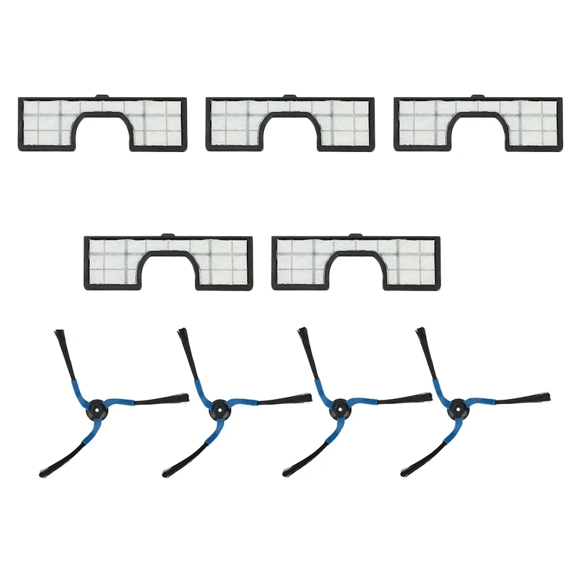 5X Filter + 4X Side Brush For Samsung Navibot SR8751 SR8752 SR8759 VC-RM72VR Vacuum Cleaner Replacement Parts | Бытовая техника